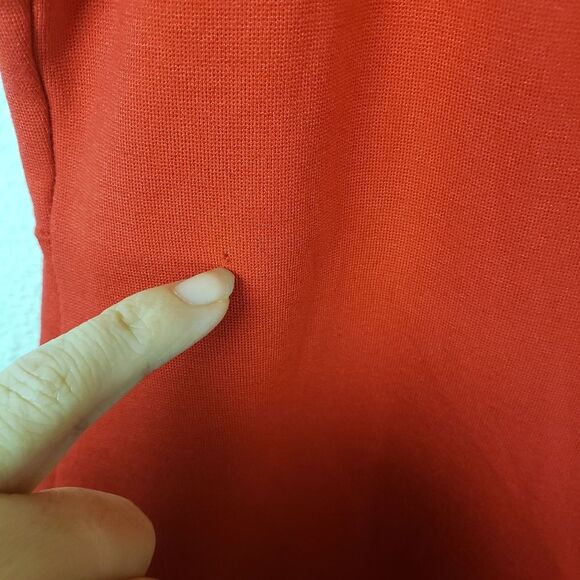 Stella Luce Bright Sexy Red Open Slit Short Dress Size Large - Picture 6 of 10